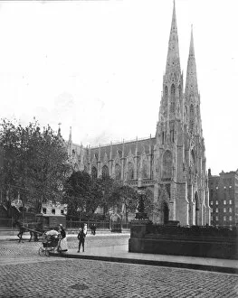 St Patricks Cathedral, New York, USA, c1900. Creator: Unknown