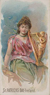 Sons And Company Prints: St. Patricks Day, Ireland, from the Holidays series (N80) for Duke brand cigarettes