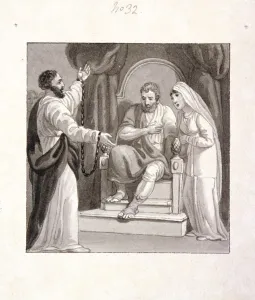 St Paul before the Governor of Caesarea, Felix, and his Wife, Drusilla, c1810-1844
