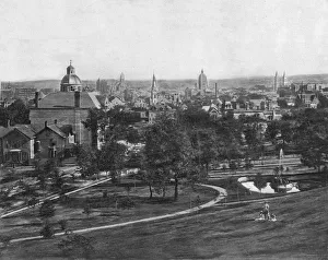 Minnesota Prints: St Paul from Merriams Hill, Minnesota, USA, c1900. Creator: Unknown