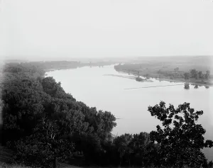 River Mississippi Prints: St. Paul, Minn. the Mississippi from the Indian mounds
