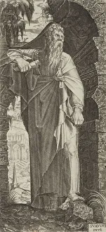 St Paul. Plate 10. From: Christ and the Apostles, 1545. Creator: Lambert Suavius