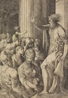 St. Paul Preaching in Athens, ca. 1548-53. Creator: Andrea Schiavone