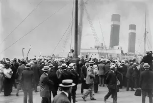 Transatlantic Prints: ST. PAUL sails, between c1910 and c1915. Creator: Bain News Service