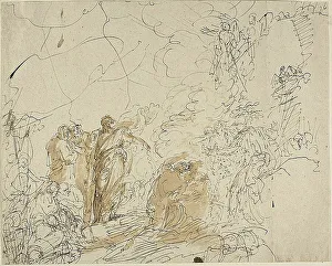St. Paul Shaking off the Viper, n.d. Creator: Benjamin West