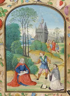 St. Paul Writing His Epistles with John Colet, 1506. Creator: Unknown
