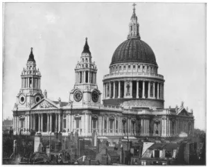St Pauls Cathedral, London, late 19th century. Artist: John L Stoddard