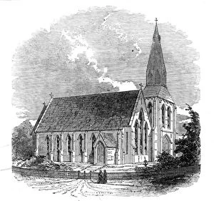 St. Paul's Church, New Zealand, 1845. Creator: Unknown