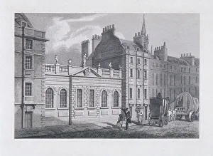 Samuel Owen Prints: St Pauls School, London, 1814. Artist: Samuel Owen