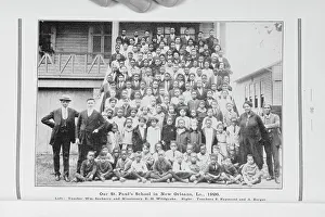 Schoolgirl Prints: Our St. Paul's School in New Orleans, La. 1926, 1927. Creator: Unknown
