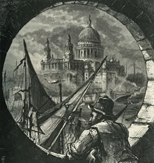 Capital City Collection: St. Pauls, from the Shot Tower, c1870
