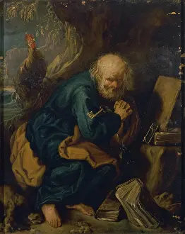 Apostle Prints: St Peter, 1630. Creator: Simon de Vos