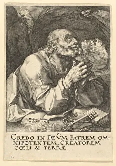 Keys Gallery: St. Peter, from Christ, the Apostles and St. Paul with the Creed, 1589
