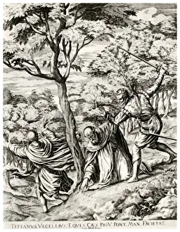 Hans Tietze Collection: St Peter Martyr, 16th century, (1937). Artist: Luca Bertelli