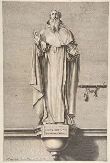 Simon Collection: St. Peter Nolscus.n.d. Creator: Nicolas Pitau