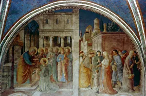 Angelico Gallery: St Peter ordaining St Stephen Deacon, mid 15th century. Artist: Fra Angelico