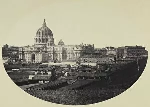 Albumen Print From Wet Collodion Negative Collection: St. Peters, 1858. Creator: Robert Macpherson (British, 1811-1872)