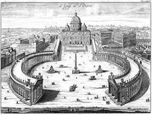 Basilica Of St Peter Gallery: St Peters Basilica, Rome, 1702