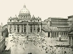 W Ands Ltd Prints: St Peters Basilica and the Vatican, Rome, Italy, 1895. Creator: W &s Ltd