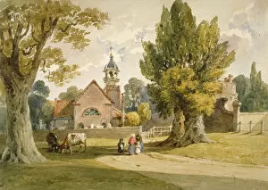 Cattle Collection: St Peters Church, Petersham, Surrey, 1820
