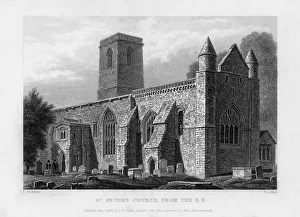John Le Keux Gallery: St Peters Church, from the south-east, Oxford, 1833.Artist: John Le Keux