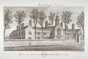 St Peters Hospital, Southwark, London, 1827. Artist: John Chessell Buckler