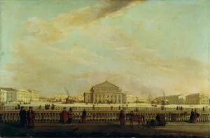 Johann Georg Prints: The St. Petersburg Imperial Bolshoi Kamenny Theatre