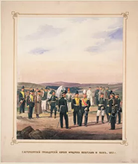 Grenadier Guard Gallery: St. Petersburg Life-Guards Grenadier Regiment of King Frederick William III, 1871