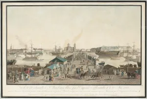 St. Petersburgs first anniversary celebration (the citys centenary) on May 1803, 1804. Artist: Lory, Mathias Gabriel (1784-1846)