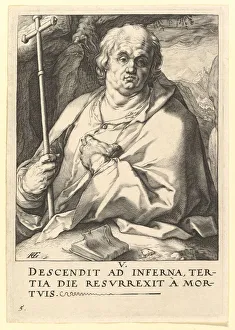 Goltzius Prints: St. Philip, from Christ, the Apostles and St. Paul with the Creed, ca. 1589