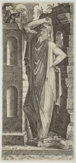 S Philippus Prints: St Philip. Plate 8. From: Christ and the Apostles, c.1545. Creator: Lambert Suavius