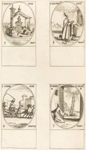 Martyrs Prints: St. Phocas; St. Theophilus; St. Conon; Sts. Perpetua and Felicitas