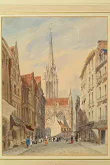 1832 Prints: St Pierre, Caen, 1832. Creator: Thomas Shotter Boys