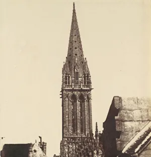 Caen Prints: St. Pierre, Caen, 1850s. Creator: Unknown