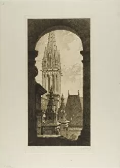 St. Pierre, Caen, 1879. Creator: Axel Herman Haig