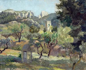 Olive Trees Prints: St. Rémy well, 1931-1933. Creator: Roger Fry