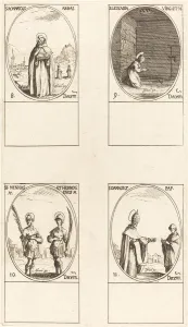St. Romaricus; St. Leocadia; Sts. Mennas and Hermogenes; St. Damasus St. Romaricus; St. Leocadia; Sts. Mennas and Hermogenes; St. Damasus