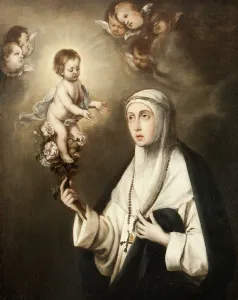 Murillo Bartolome Prints: St Rosa of Lima. Creator: Anon