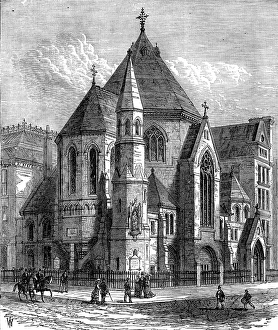Corner Prints: St. Saviour's Church, Oxford-street, for the deaf and dumb, 1880. Creator: Unknown