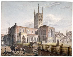 John Coney Prints: St Saviours Church, Southwark, London, 1811. Artist: John Coney