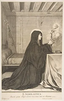 Candlelight Prints: St. Scholastica. Creator: Gilles Rousselet