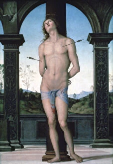 Pietro Vannucci Perugino Gallery: St Sebastian, c1470-1523. Artist: Perugino