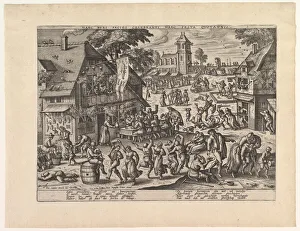 Pub Sign Prints: St. Sebastians Fair. Creator: Unknown
