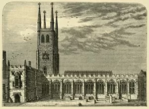 St. Sepulchres Church in 1737, (c1872). Creator: Unknown