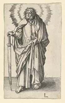 Disciple Gallery: St. Simon, ca. 1510. Creator: Lucas van Leyden