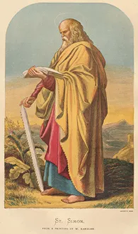 St Simon Prints: St. Simon, mid-late 19th century. Creator: Wilhelm Kandler