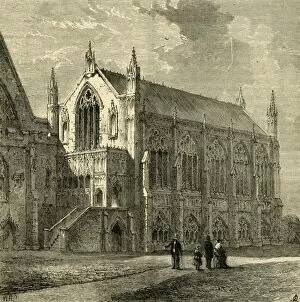 Prior Gallery: St. Stephens Chapel, 1830, (1881). Creator: Unknown