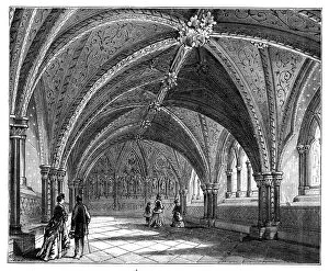 Images Dated 9th June 2007: St Stephens Crypt, Westminster Palace, London, c1888
