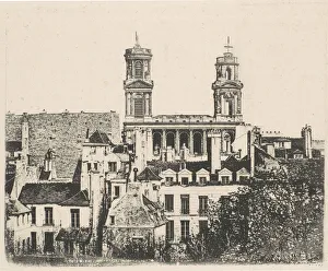 Saint Sulpice Prints: St. Sulpice, Paris, ca. 1841. Creator: Hippolyte Fizeau