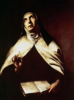 Personages Collection: St. Teresa of Avila (1515-1582), Spanish writer and religious